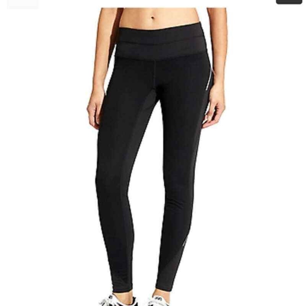 Athleta Warm Wind-Resistant Windy Peak Leggings Black S NWOT